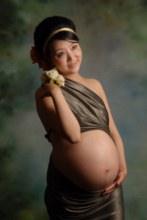 美丽袁立的孕妇照